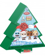 Rudolph the Red-Nosed Reindeer Pocket POP! Vinyl figúrka 4-Pack Tree Holiday 4 cm